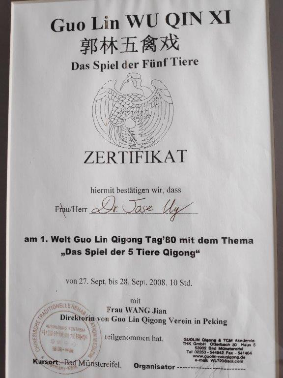 Guo Lin Wu Qin Xi - Das Spiel der 5 Tiere Qigong